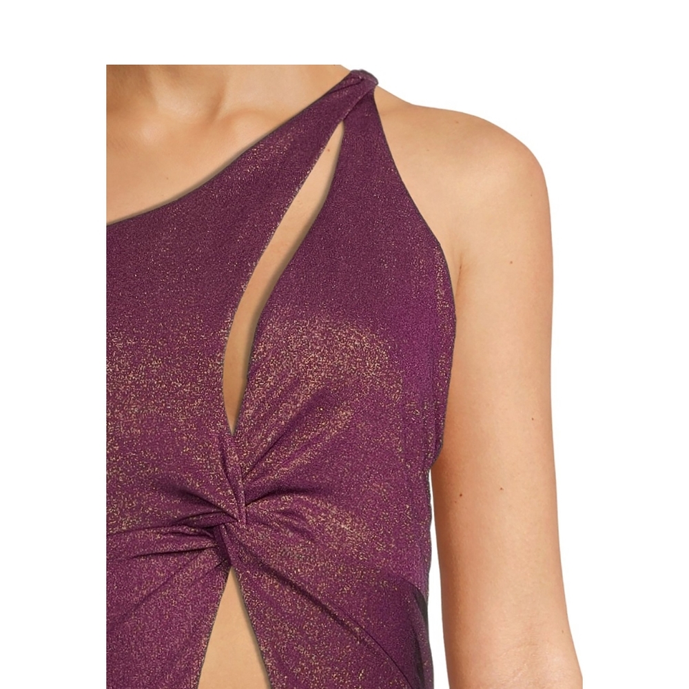 Women Sexy  One Shoulder Bathing Suit - Picture 4 of 7
